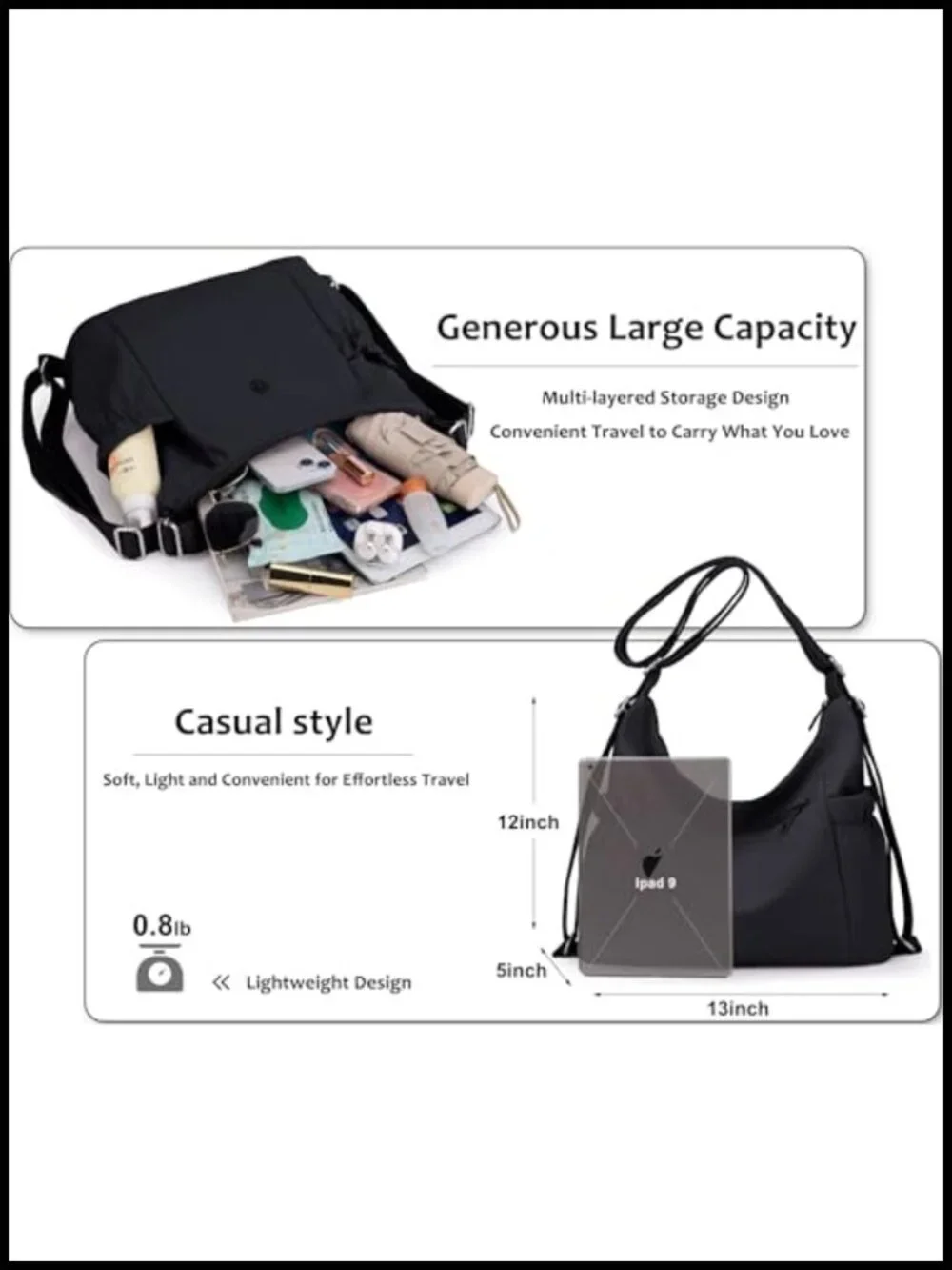 Corduroy Tote Backpack Convertible Crossbody Bag Shoulder Bag for Work College